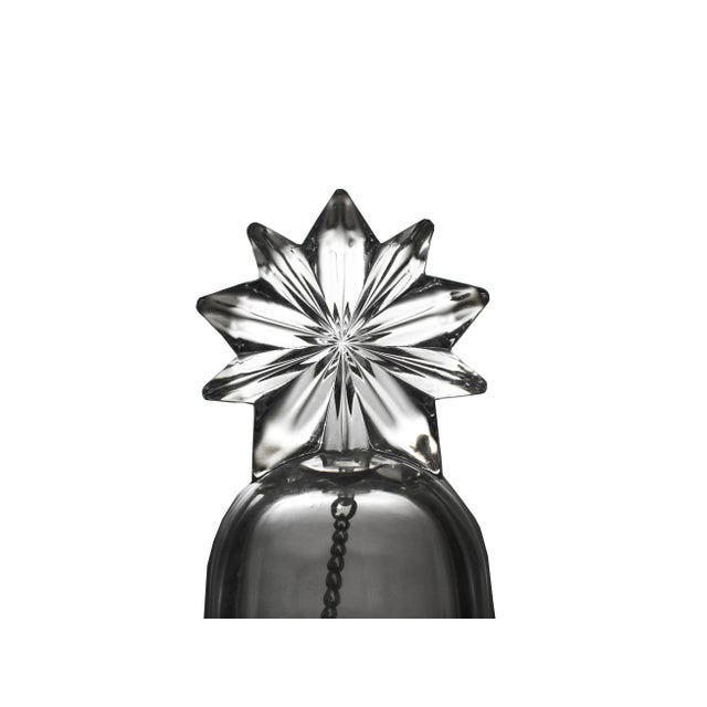 Shabby Chic Anna Hutte Bleikristall Lead Crystal Dinner Bell For Sale - Image 3 of 4