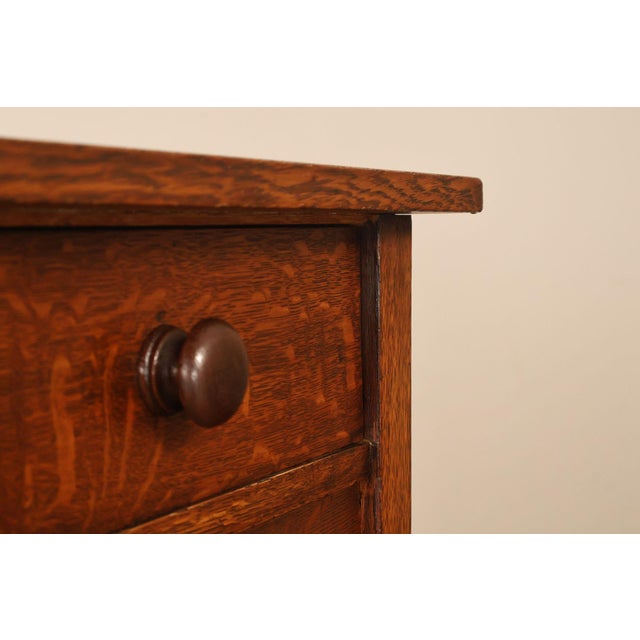 Antique Gustav Stickley Mission Oak Chest Of Drawers #909 For Sale - Image 15 of 18