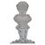 Baccarat Antique Unsigned Baccarat French Frosted Crystal Bust of Young Napoleon II on Pedestal Base For Sale - Image 4 of 10
