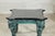 Hollywood Regency Late 20th Century Verdigris Bronze Side Table with Mythological Figures & Black Marble Top For Sale - Image 3 of 18