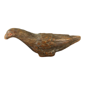 Antique Transylvania Carved Figure of a Bird - Pigeon