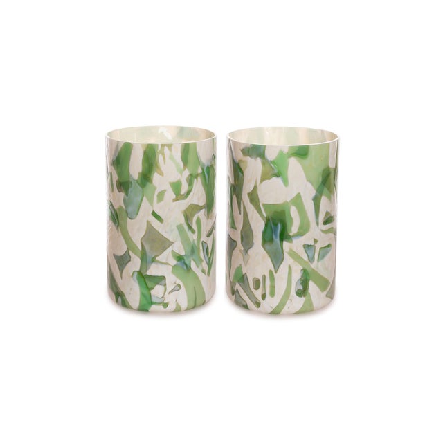 The Nougat Collection is another result of our tests with Murano blown glass. The patterns on these vases and glasses,...