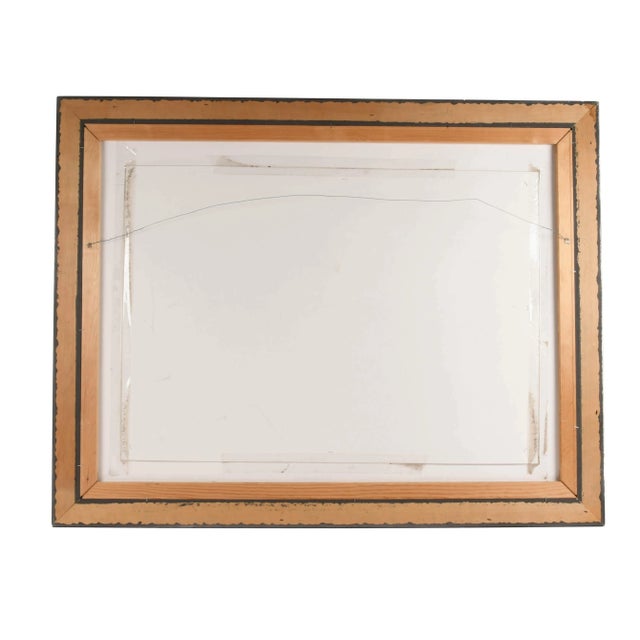 Wood Framed Signed Remington "Canine Convertible Cruise" Oil Painting For Sale - Image 7 of 12