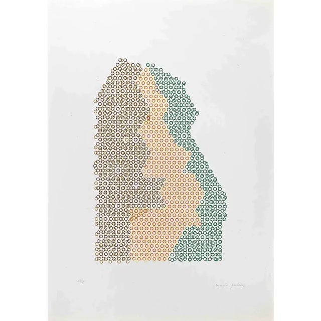 Mario Padovan, Abstract Composition, Screen Print, 1977 For Sale - Image 4 of 4