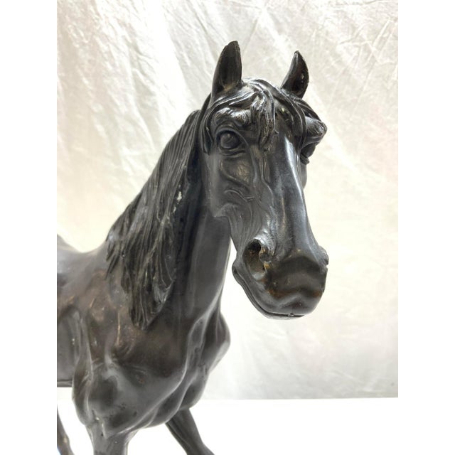 Traditional Antique Ex Du Pont Bronze Horse Sculpture For Sale - Image 3 of 7