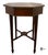 Sheraton Vintage Federal Style Matched Grain Mahogany Octagonal Side Table For Sale - Image 4 of 9