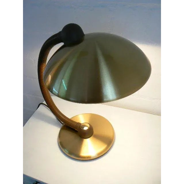 German Brass Table Lamp from Hustadt Leuchten, 1970s For Sale - Image 10 of 10