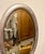 Antique Beveled Silver Leaf Oval Mirror For Sale In New York - Image 6 of 11
