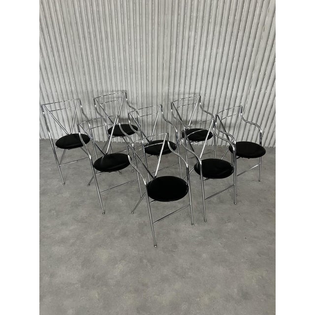 Cinderella Chairs from Hiroyuki Yamakado, Set of 8 For Sale - Image 11 of 11