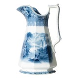 Early 19th Century Transferware Pitcher For Sale