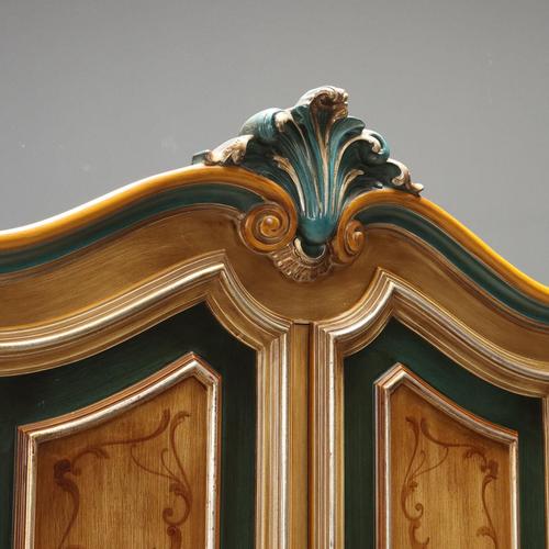 Lacquered and Painted Style Wardrobe For Sale - Image 9 of 14