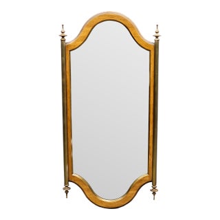 Mid 20th Century Regency Style Walnut Ornate Frame Mirror For Sale