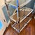 Mid 20th Century Vintage Hollywood Regency Chrome, Brass & Glass Étagère For Sale - Image 5 of 8