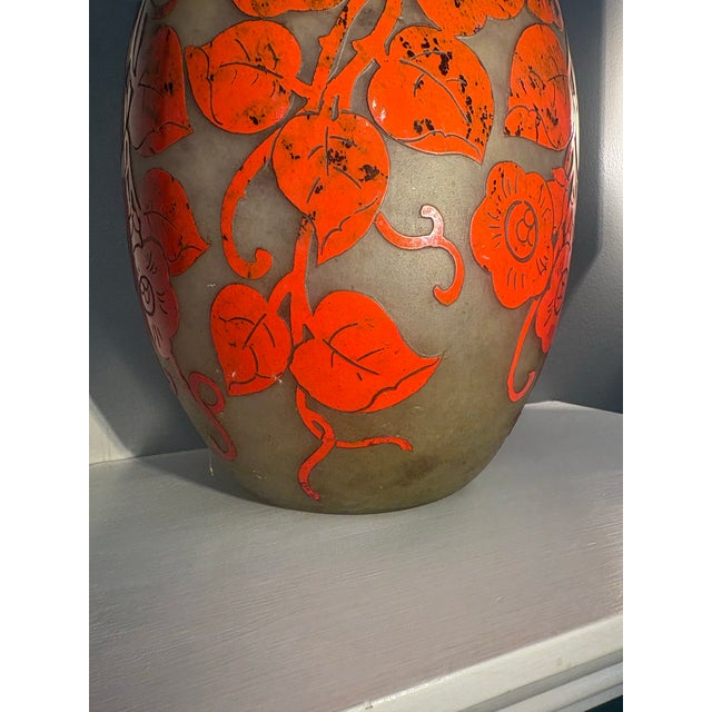 1930s Art Déco Degue Vase For Sale - Image 5 of 7