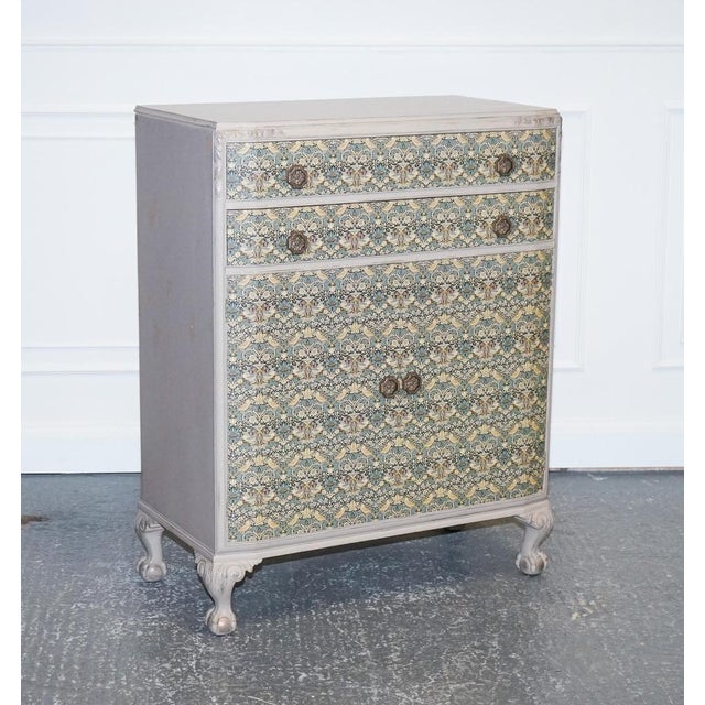 Antique Waring & Gillow Hand painted Chest of Drawers. This chest of drawers is a stunning piece of furniture, with a...