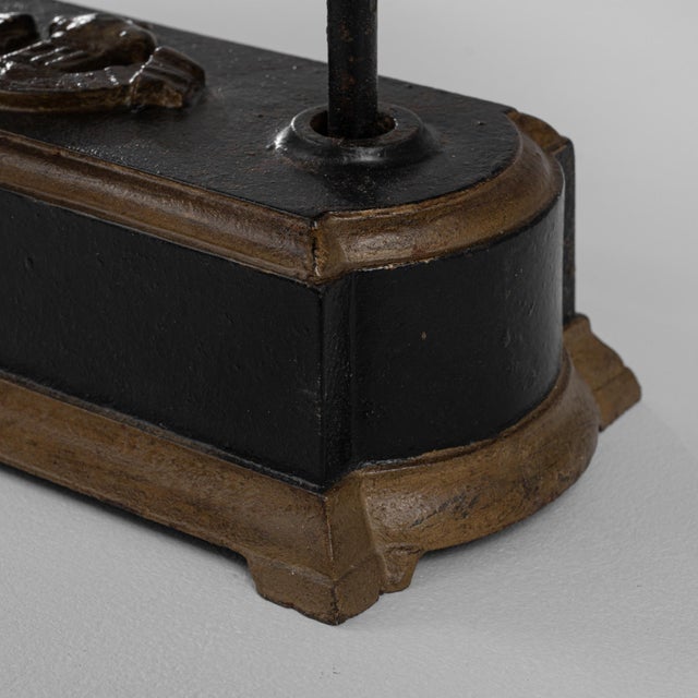 Black 19th Century French Iron & Brass Scale For Sale - Image 8 of 18