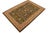 Art Nouveau Beautiful Brown/Tan Wool Rug - 4'3'' X 5'11'' For Sale - Image 3 of 10