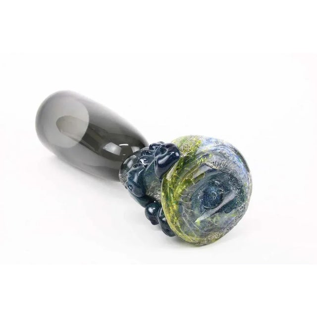 Art Glass Vase by Björn Stern, Sweden, 1989 For Sale - Image 3 of 5