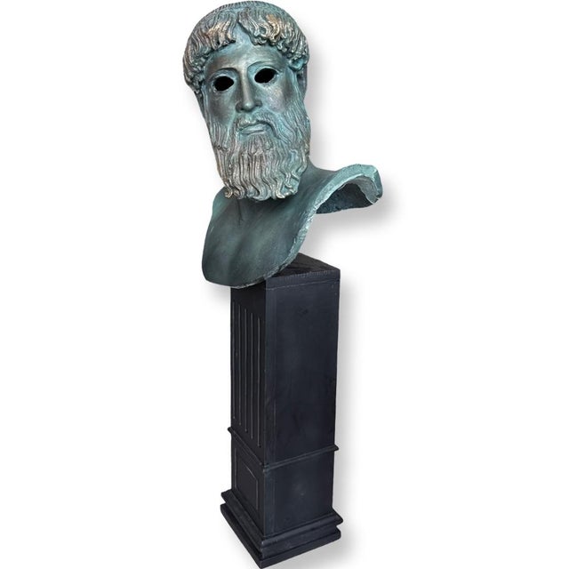 Early 20th Century Vintage Greek Poseidon Torso Plaster Souvenir of Grand Tour. For Sale - Image 5 of 7