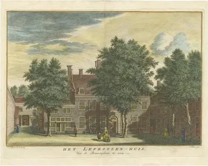 Fokke, Court of the Leprozenhuis in Amsterdam, 1765, Paper