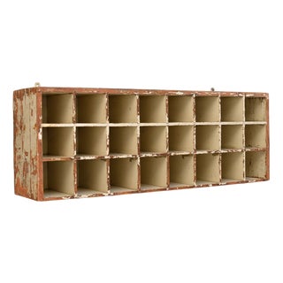 Pigeon Hole Wall Cabinet, 1890s For Sale