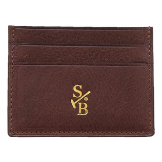 Flat Wallet - Single Sided - Brown For Sale