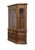 French Provincial Bernhardt Furniture Solid Walnut French Provincial 61" Lighted Display China Cabinet 636-100 / 636-606 For Sale - Image 3 of 15