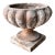 Vintage Fluted Cement Garden Urn For Sale