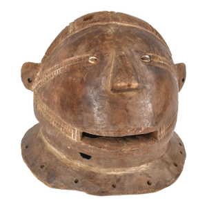 Early 20th Century Tabwa Helmet Mask