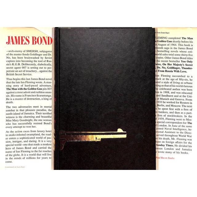 FLEMING, Ian [183] pp. The New American Library 1965 First Printing 8 1/2" x 5 3/4" Jacket by Paul Bacon Studio The Man...