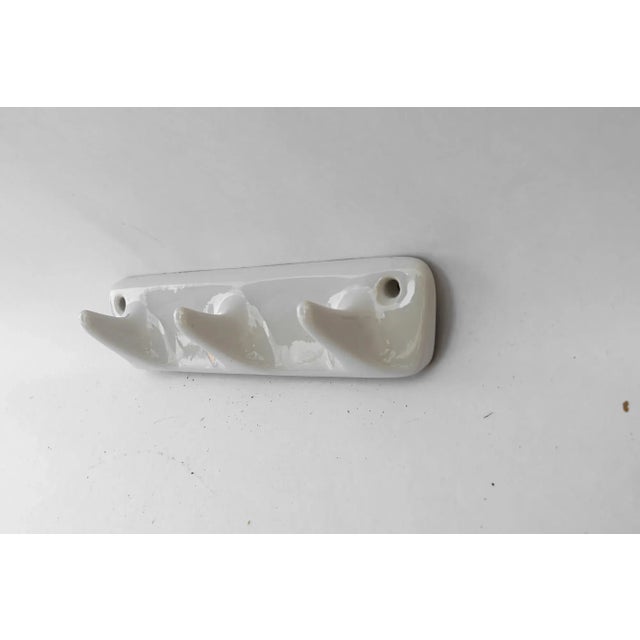 Art deco porcelain kitchen wall hooks vienna around 1930s Original condition