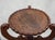 Brown Renaissance Revival Carved Ringed Lion Head Plant Stand Display, 1940s For Sale - Image 8 of 17