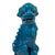 Ceramic Vintage Chinese Porcelain Turquoise Foo Dog Figurines - A Pair For Sale - Image 7 of 10