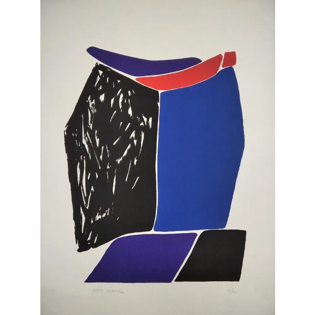 Pepe Sánchez, Composition, 1990, Lithograph For Sale - Image 4 of 4