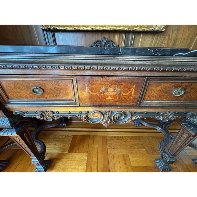 Early 20th Century Rockford Republic Furniture Co Server Buffet For Sale - Image 10 of 12