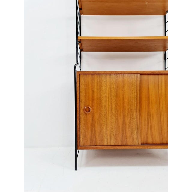 Free-Standing String Shelf-System in Teak from WHB Germany, 1950s For Sale - Image 6 of 11