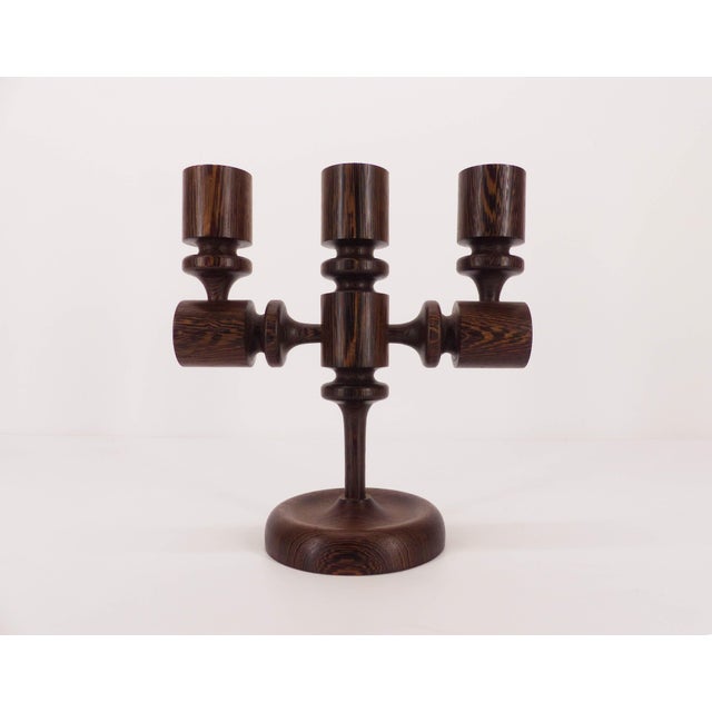 Brown Vintage Brutalist Candlestick, 1960 For Sale - Image 8 of 8