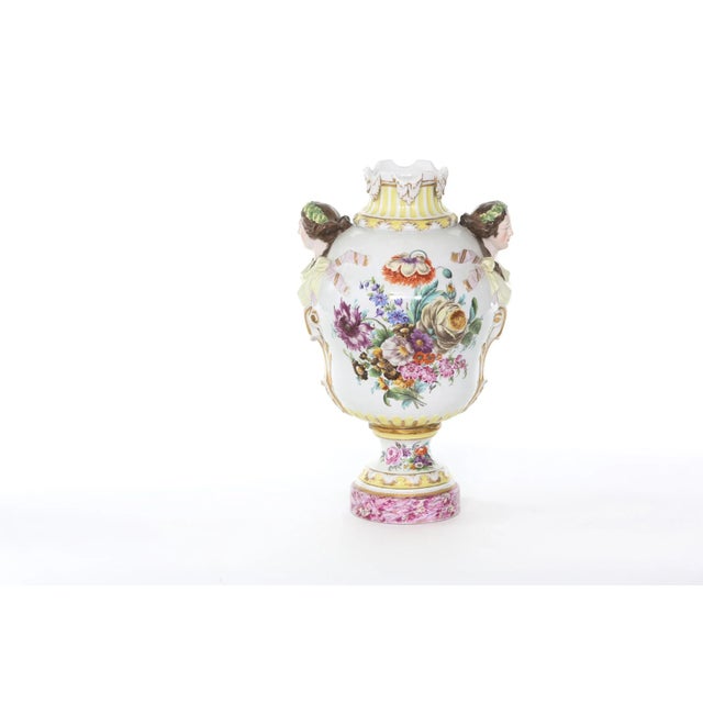 19th Century Dresden Porcelain Decorative Urn For Sale - Image 11 of 11