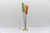 Mid-Century Modern Tripod Floor Lamp with Pleated Blind Lampshade, 1950s For Sale - Image 3 of 16
