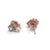 Contemporary Bochic “Capri” Multi Color Gem & Blue Topaz Earrings Set In 18K Gold & Silver, 2 pieces For Sale - Image 3 of 12