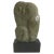 1960s Green Marble Owl Sculpture on Composition Base For Sale - Image 11 of 11
