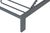 Sardinia Outdoor Chaise With Aluminum Metal Frame - Gray For Sale - Image 11 of 11