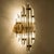 Murano Glass and Gold-Plated Sconces in the style of Venini, Italy, 1975, Set of 2 For Sale - Image 4 of 12