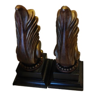 Acanthus Leaf Bookends For Sale