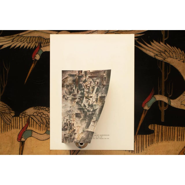 Paper 1957 After Pablo Picasso "Daniel-Henry Kahnweiler", Cubist Period Full-Color Print For Sale - Image 7 of 10