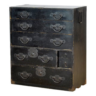 Japanese Tansu Chest of Drawers, 1870 For Sale