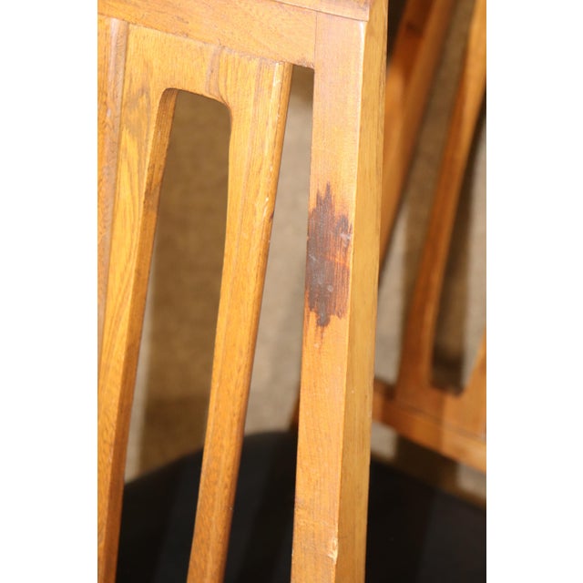 Wood Mid 20th Century Mid-Century Dining Chairs - 6 Pieces For Sale - Image 7 of 10