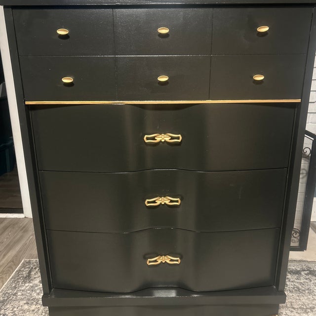 French Elegant Vintage French Dresser Fully Restored For Sale - Image 3 of 9