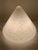 White Murano Glass Cone-Shaped Table Lamp, Italy, 1980s For Sale - Image 8 of 9