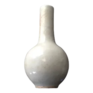 Antique 18th/19th Century Chinese White Blanc de Chine Porcelain Vase